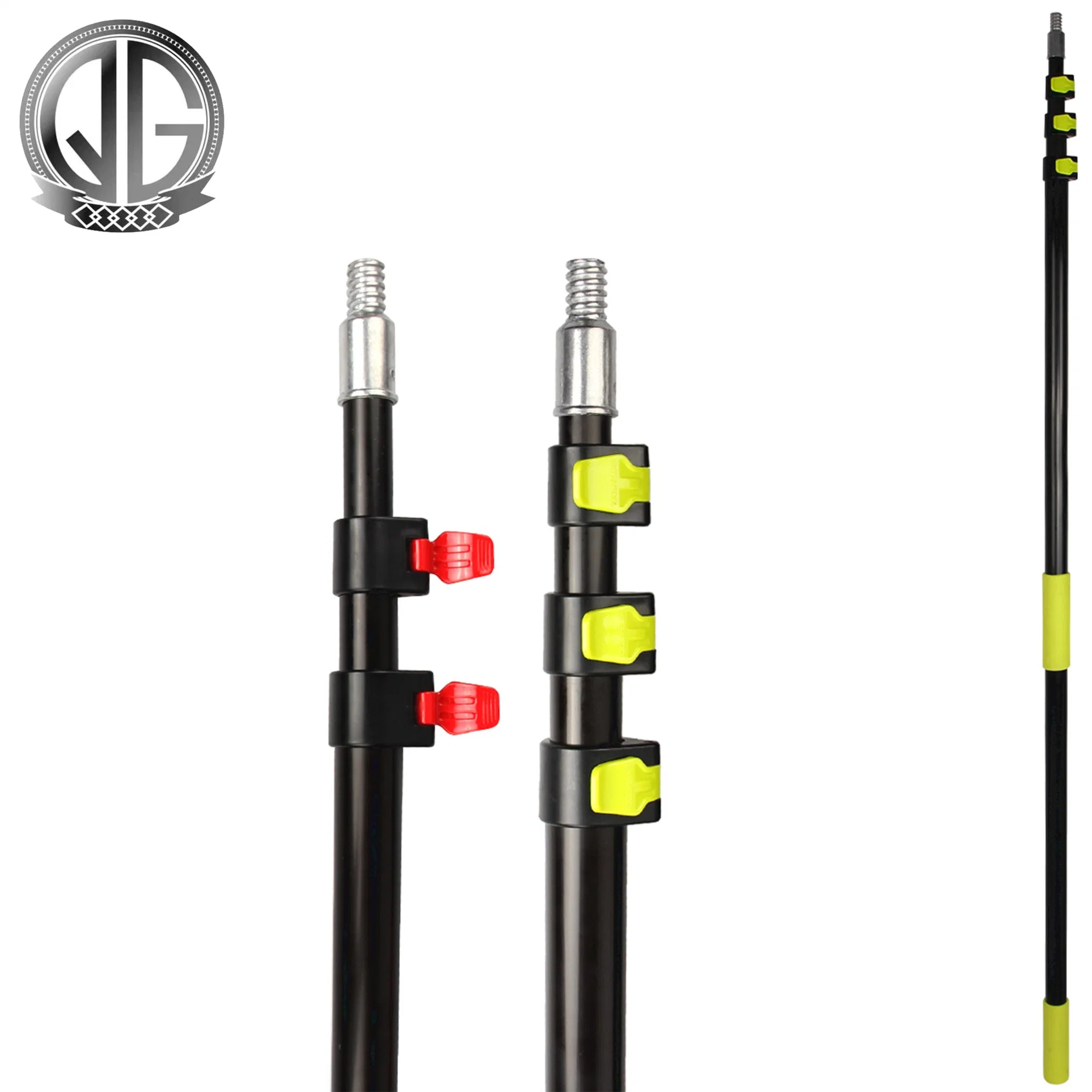 New Products 5.4m/18FT Telescopic Aluminum Extension Pole with Male Thread