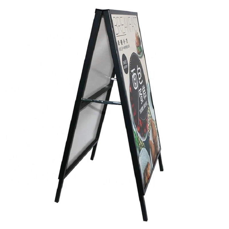 Custom Cheap Iron Double Side a Frame Sign A1 Trade Show Poster Board Stands Display Stand