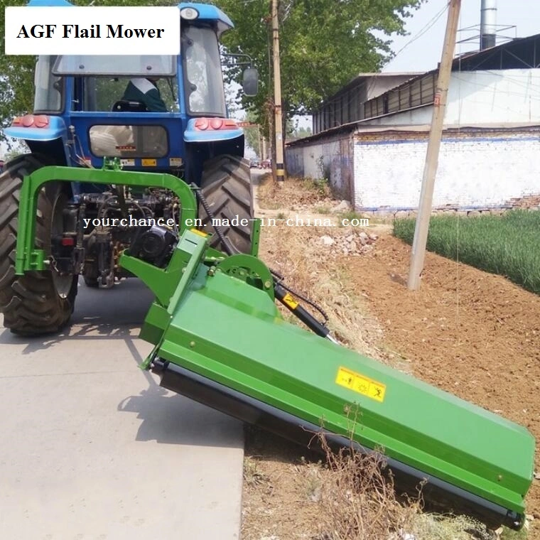 Iceland Hot Selling Agf Series Tractor 3 Point Linkage Pto Drive Hydraulic Sideshift Verge Flail Mower Brush Cutter with ISO Ce Certificate