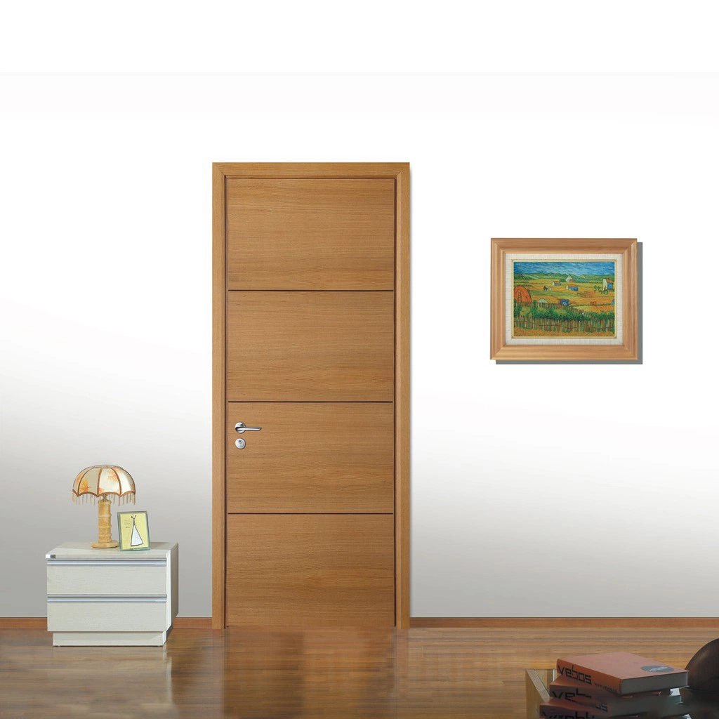 Modern Style Fancy MDF Solid Panel Interior Painting Wooden Door