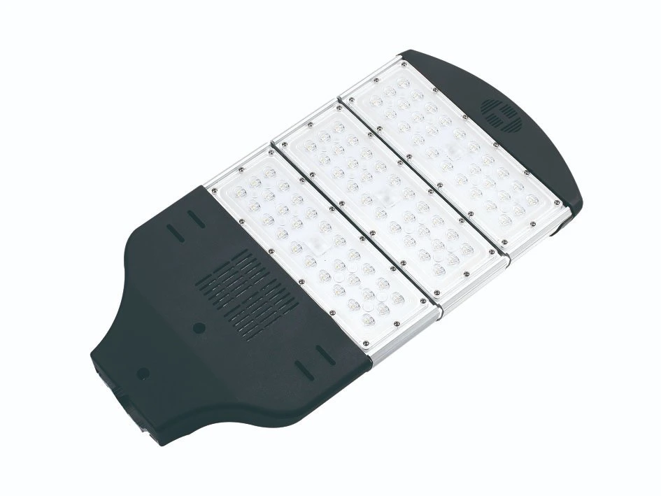 Nuevo diseño de moda fundición de troqueles/extrusión de aluminio carcasa AC100-240V IP65 LUCES LED de calle exteriores luces altas luces LED de calle