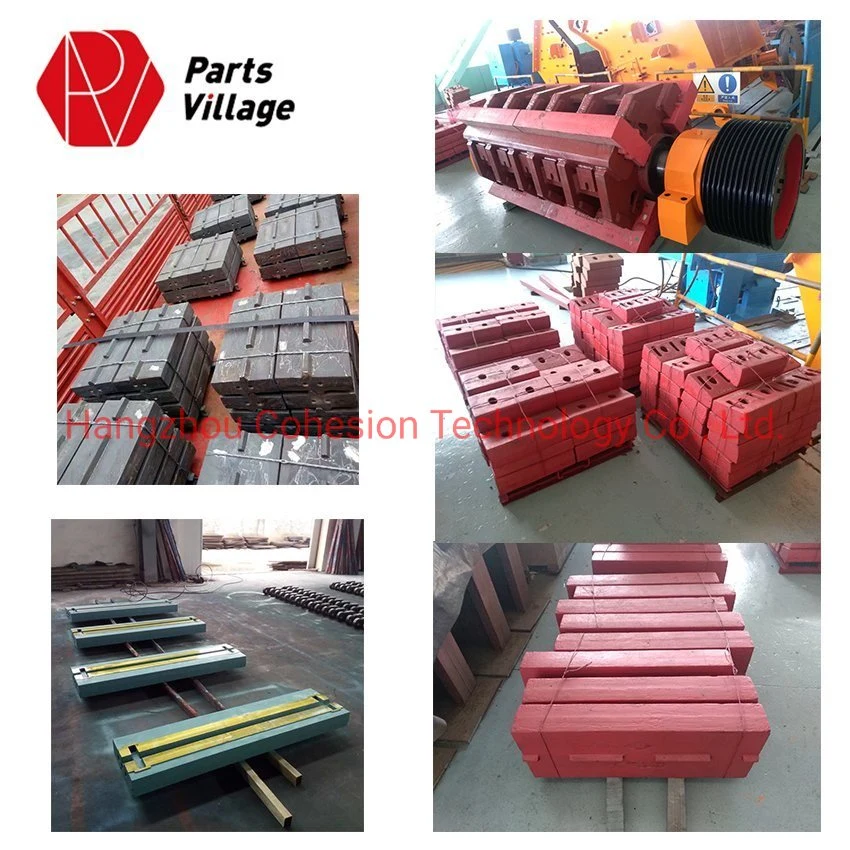 High quality casting parts suit for metso for jaw crusher and cone crusher impact crusher