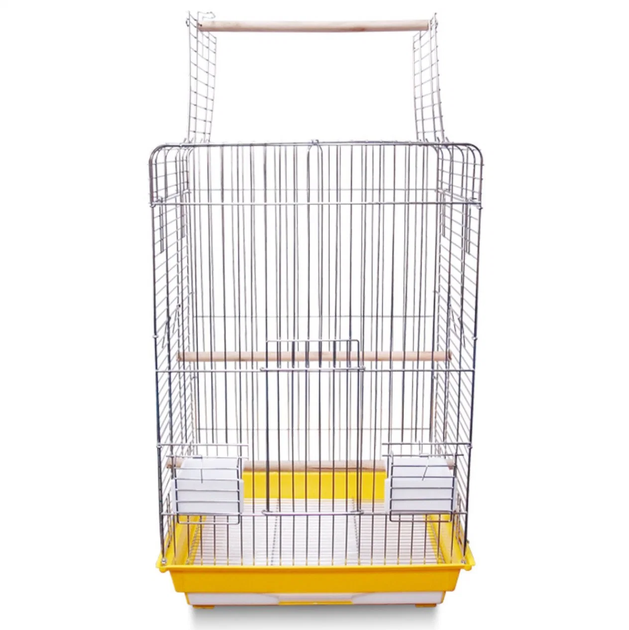 Galvanized Metal Breeding Iron Stainless Steel Small Portable Parrot Lovebird Cockatiels Cage Birds with Drawer