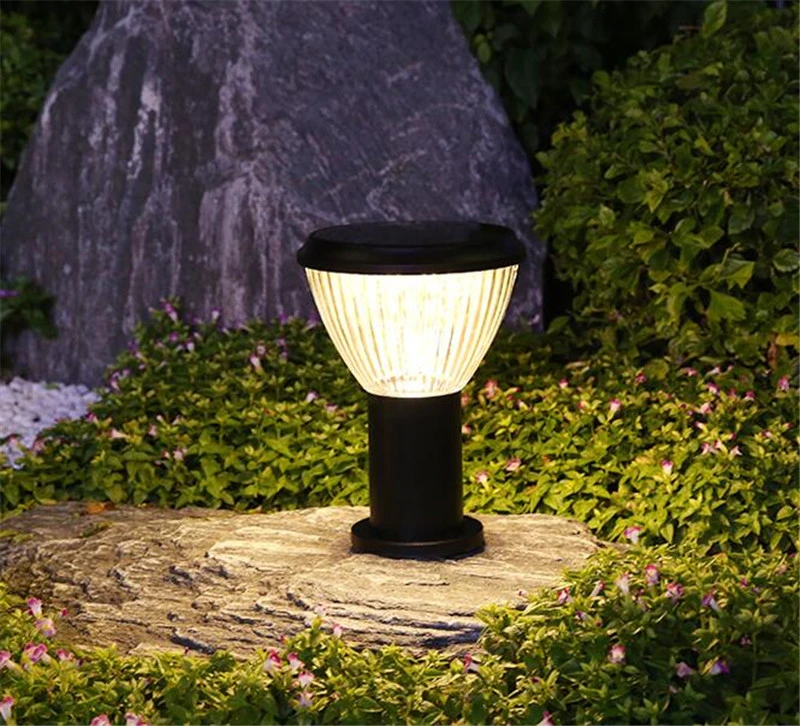 3W Lithium Battery Solar Lawn Lamp Outdoor Garden Light