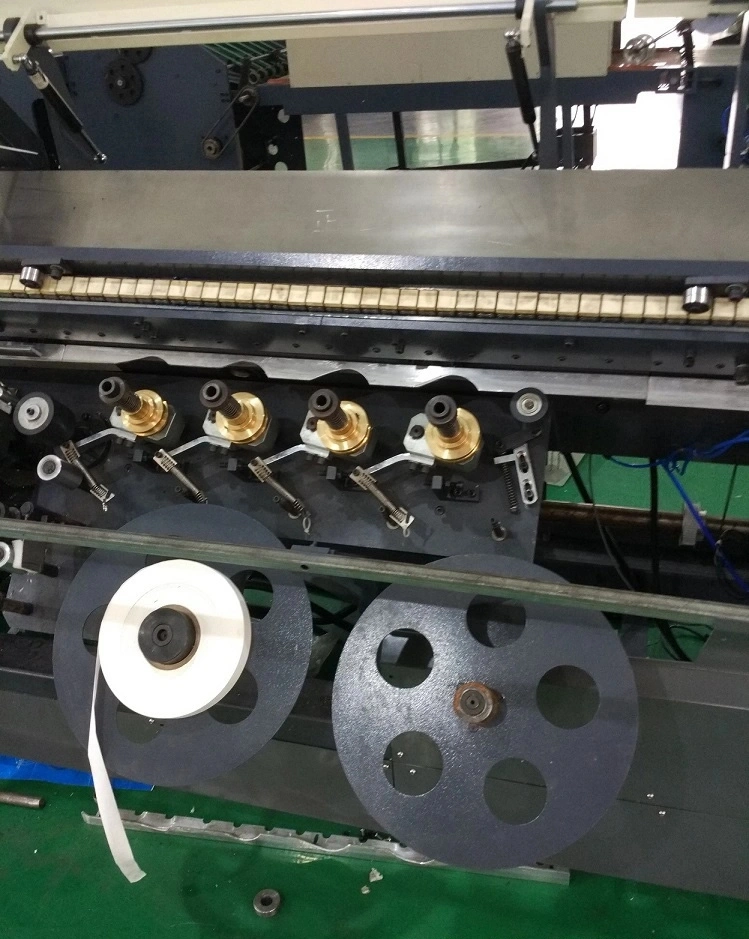 High quality/High cost performance  Reel Paper High Speed Flexo Printing Wireless Cold Glue Back Wrapping Binding Notebook Making Machine for Sale