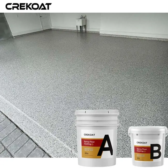 Durable 100 Percent Solids Epoxy Resin for Flake Coating