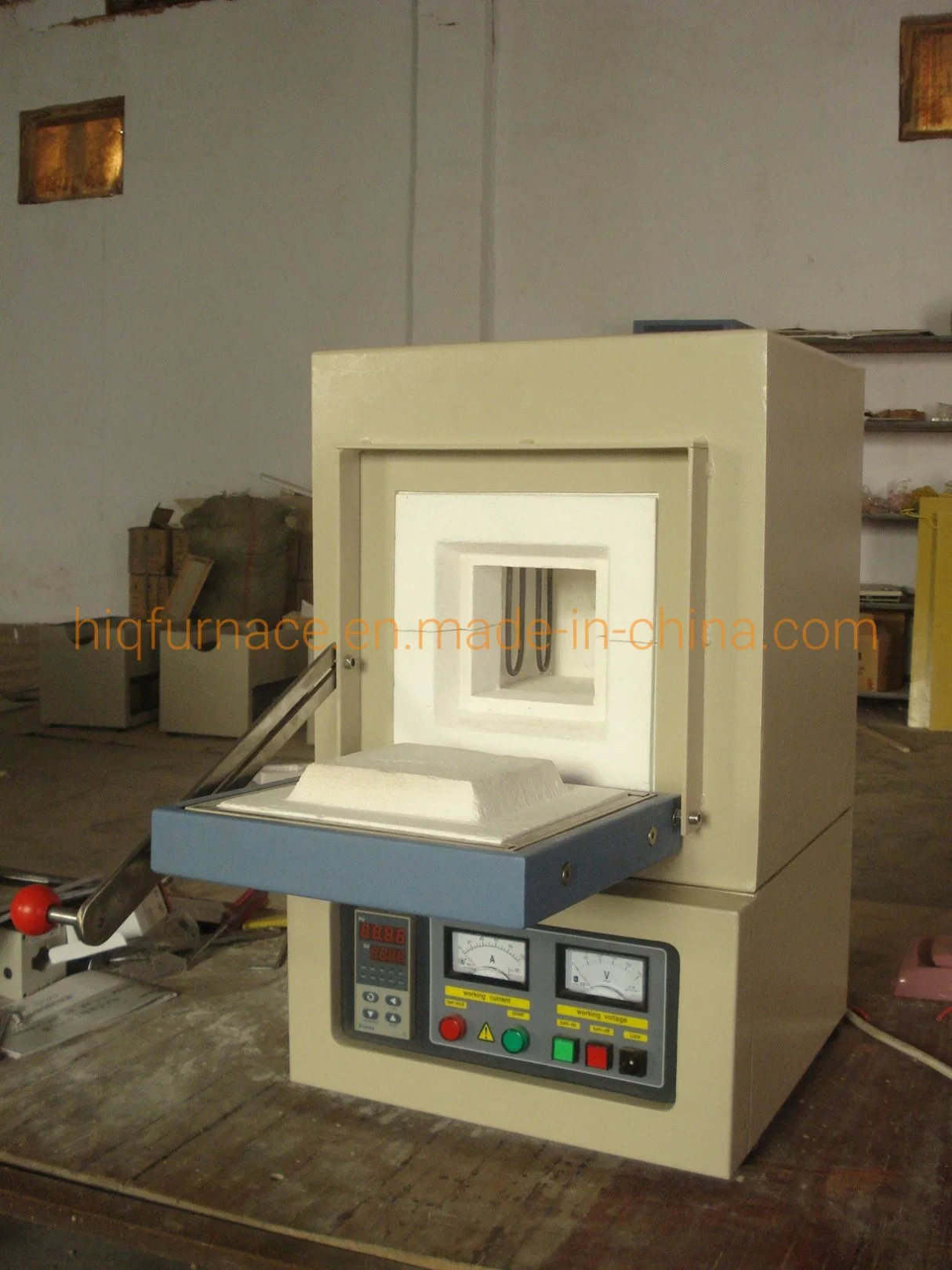 Ce Sliding Door Firing Ceramic Heat Treatment Muffle Furnace