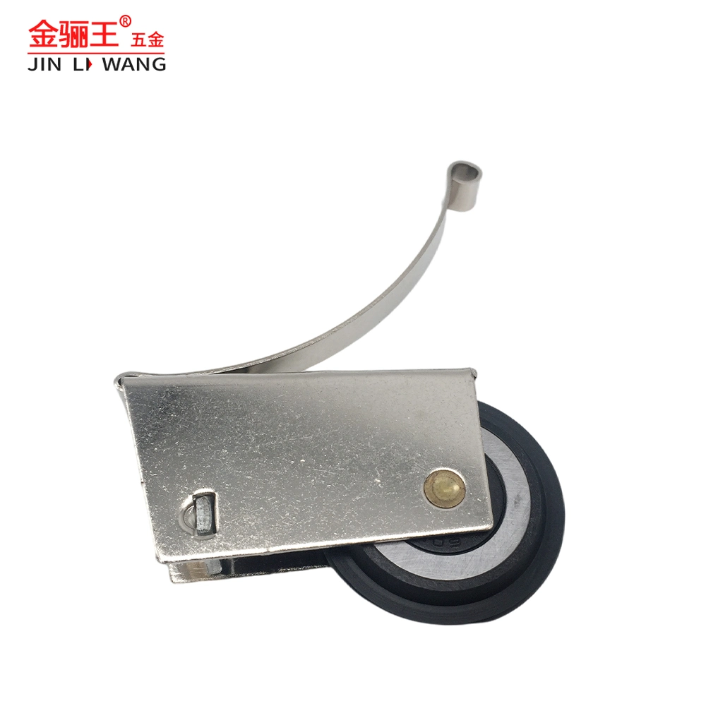 Zinc Plated Iron Housing Nylon Pulley Sliding Door Roller for Furniture Wardrobe Closet Cabinet