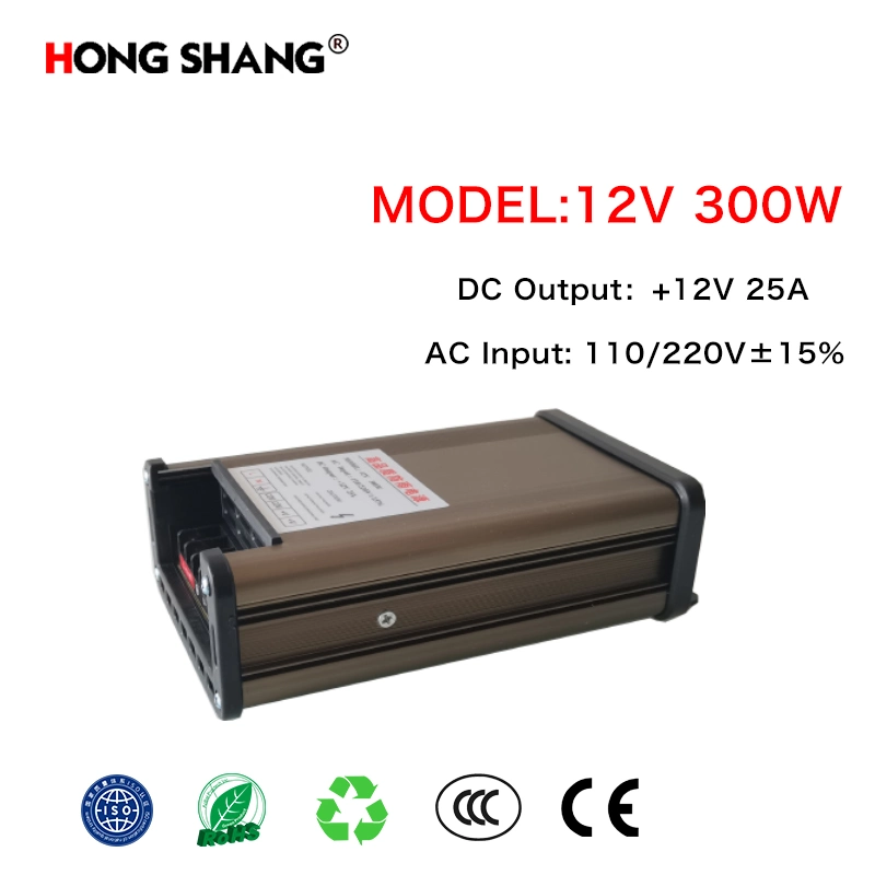 Rain Proof 60W/100W/200W/400W Constant Voltage DC 12V 5A LED Driver CE Certification Rainproof Switching Power Supply