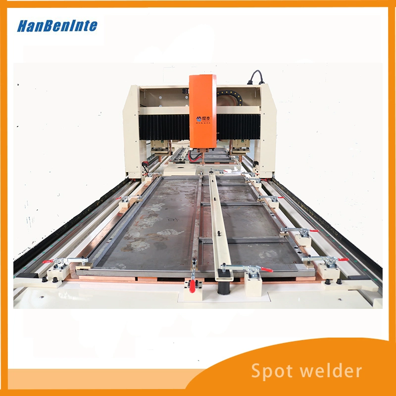 Máquina de soldadura por puntos Gantry y soldadores dc de bajo consumo