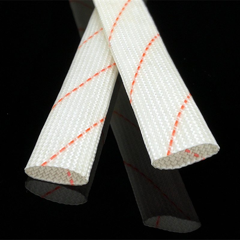 El aislamiento eléctrico de resina de PVC trenzado flexible fundas de fibra de vidrio