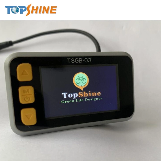 Colorful LCD Display Motorcycles 4G GPS Tracker with Monitor Battery Level