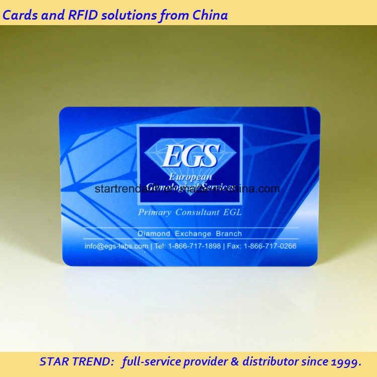 Carte RFID en PVC T5577 pour carte de membre