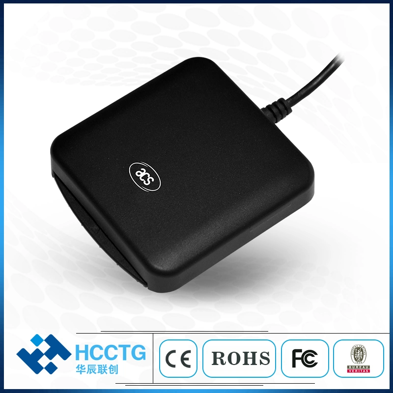 شريحة USB EMV المحمولة من نوع C ISO بنظام Android IC قارئ البطاقات الذكية 7816 (ACR39U-UF)