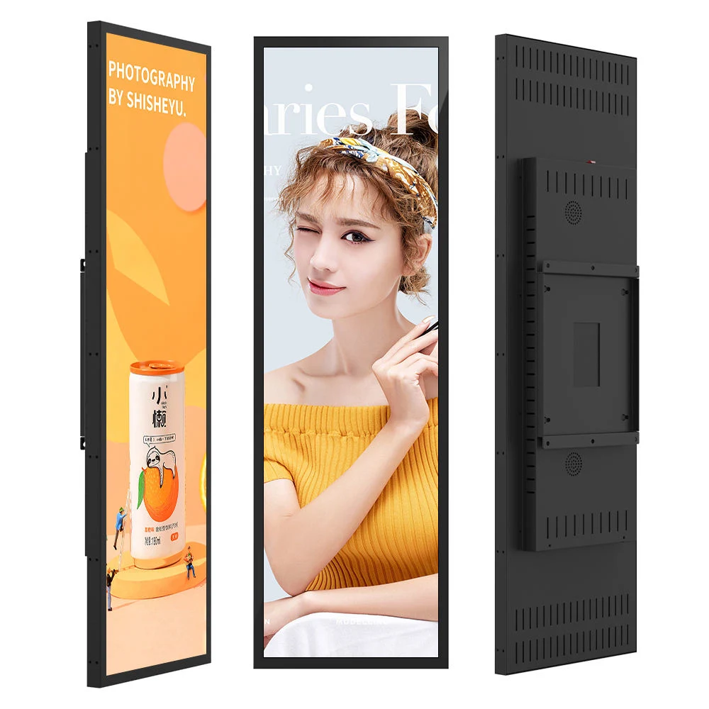 Android LCD Digital Signage Advertising Display with Brochure Holder Shelf LCD Display