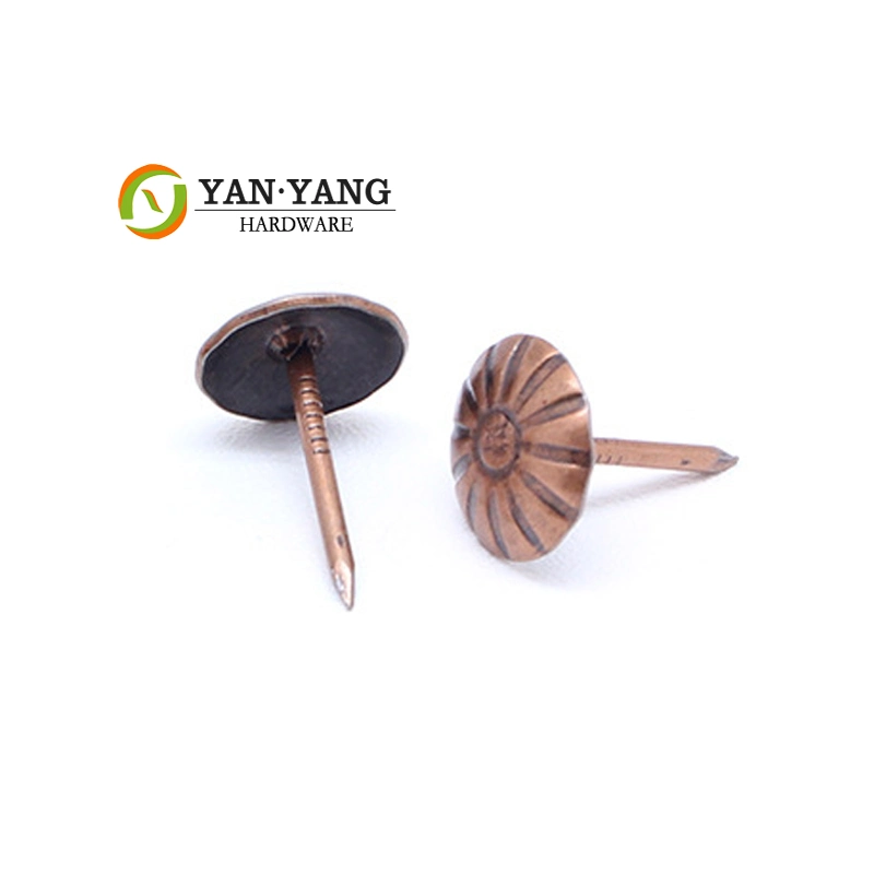 Yanyang Supply 11X20mm Upholstery Tack Sofa Nails for Antique Copper Color