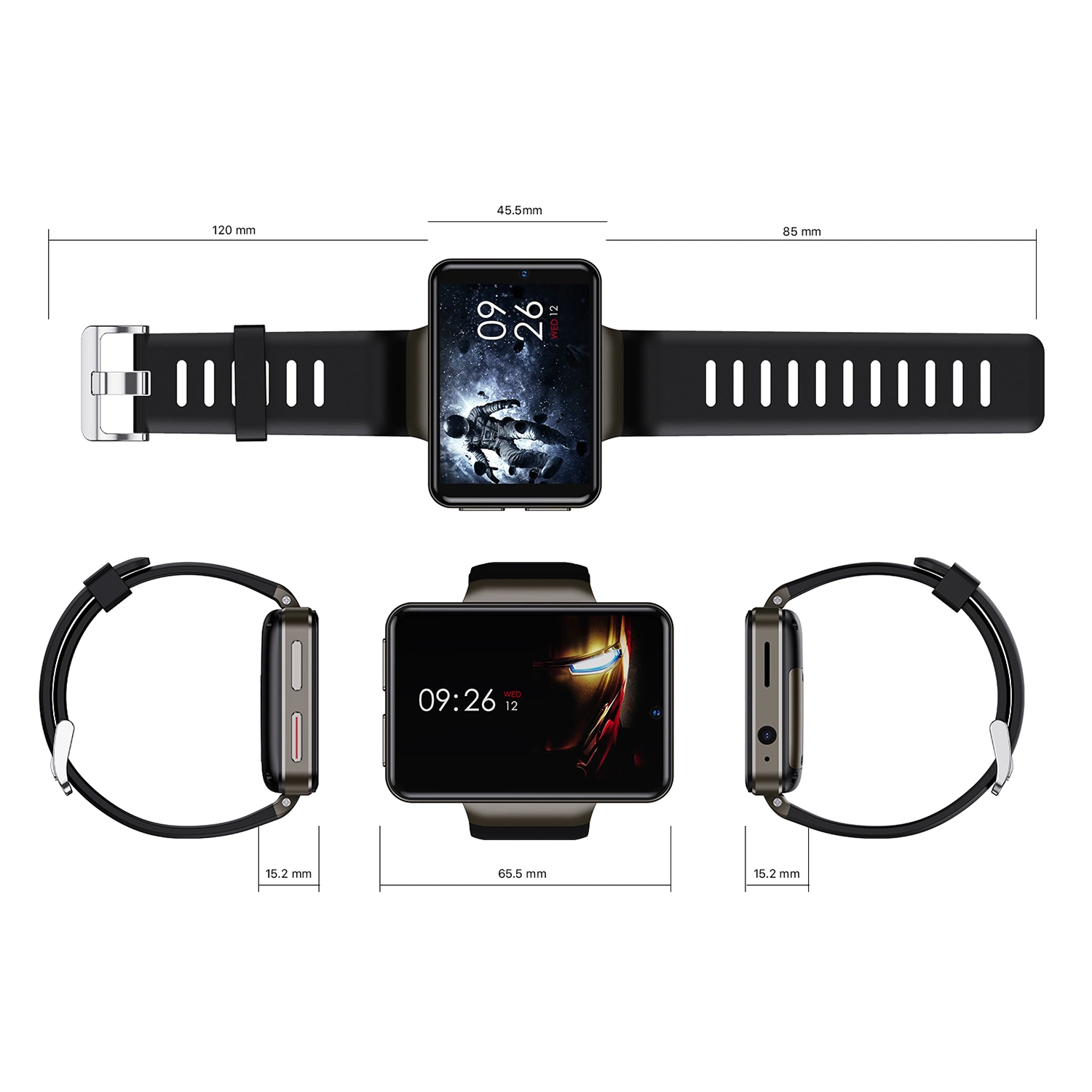 Factory Wholesale/Supplier top quality New Arrival 4G WiFi Android Smart Watch Phone with IP67 Waterproof DM101