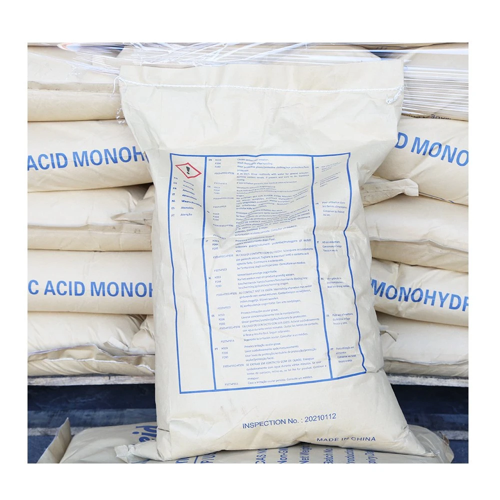 إنستاشن TCCA Food Grade Anhydumal Monohydrate Powder citric Acid