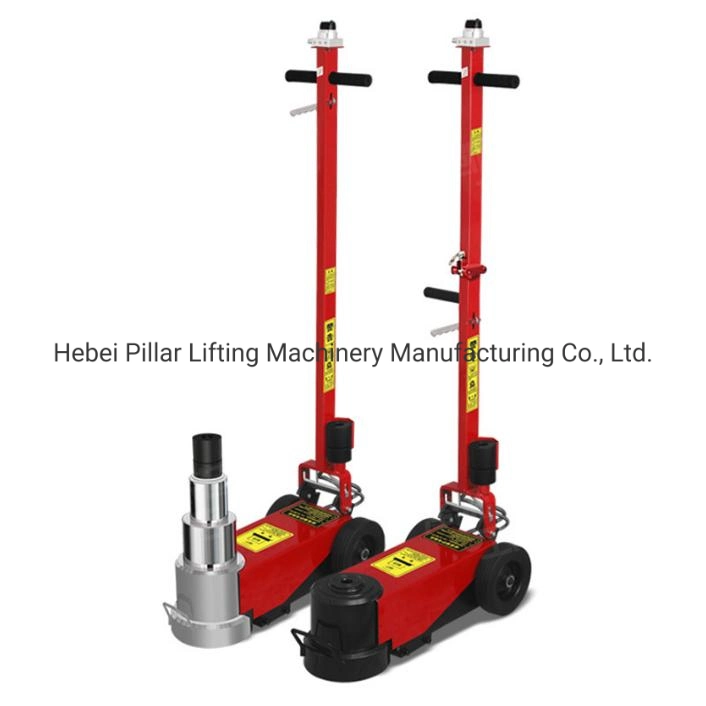 Floding Griff 80t zwei Stufen Auto Lift Jacks Pneumatic Hydraulic Jack