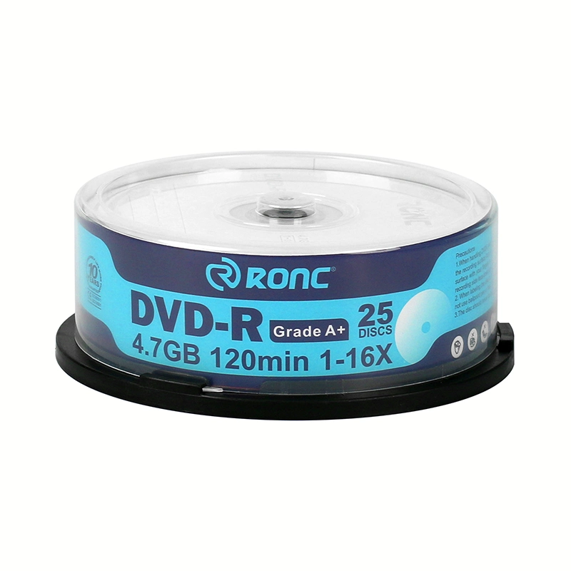 Ronc Hot Selling سعر الترويج 4.7GB قرص DVD-R فارغ ، 50PCS/Box