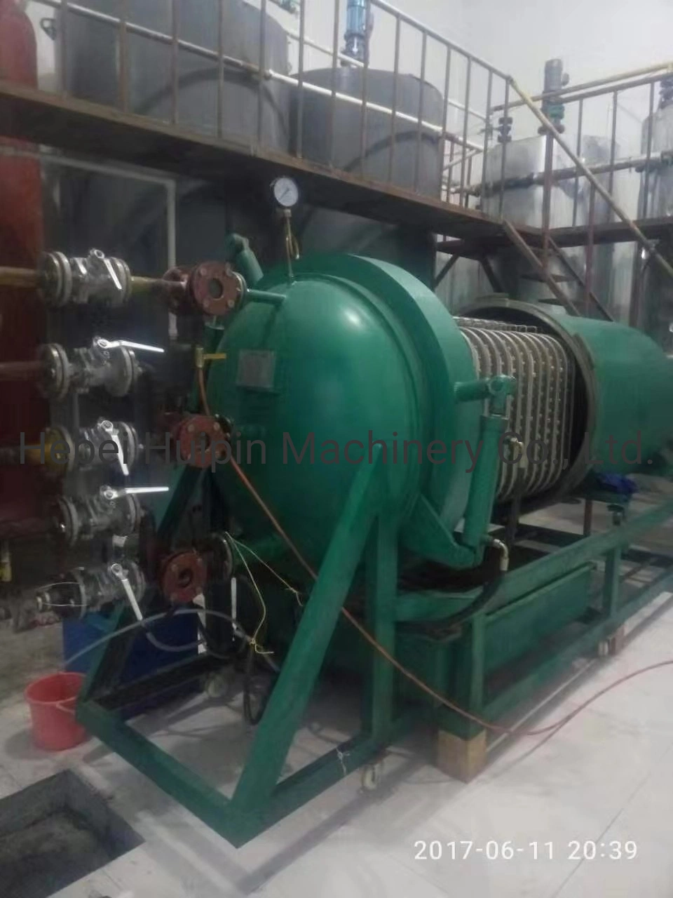 Industrial Paraffin Wax Horizontal Pressure Diesel Leaf Filter