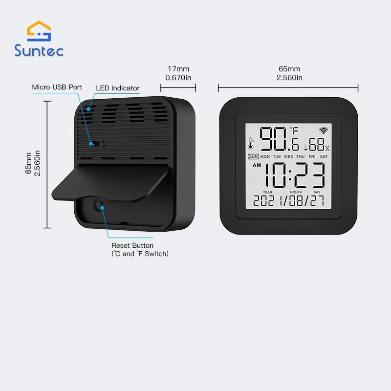 Wi-Fi Smart IR Univiersal Remote with Temperature and Humidity Sensor for Air Conditioner TV AC