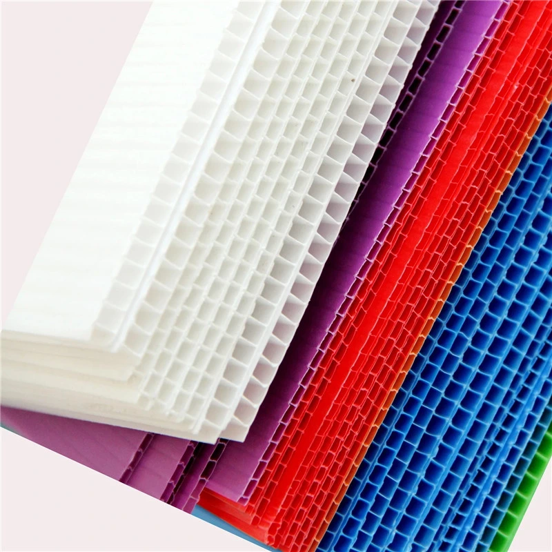 PP Cartonplast Flute Corrugated Cardboard Sheet White