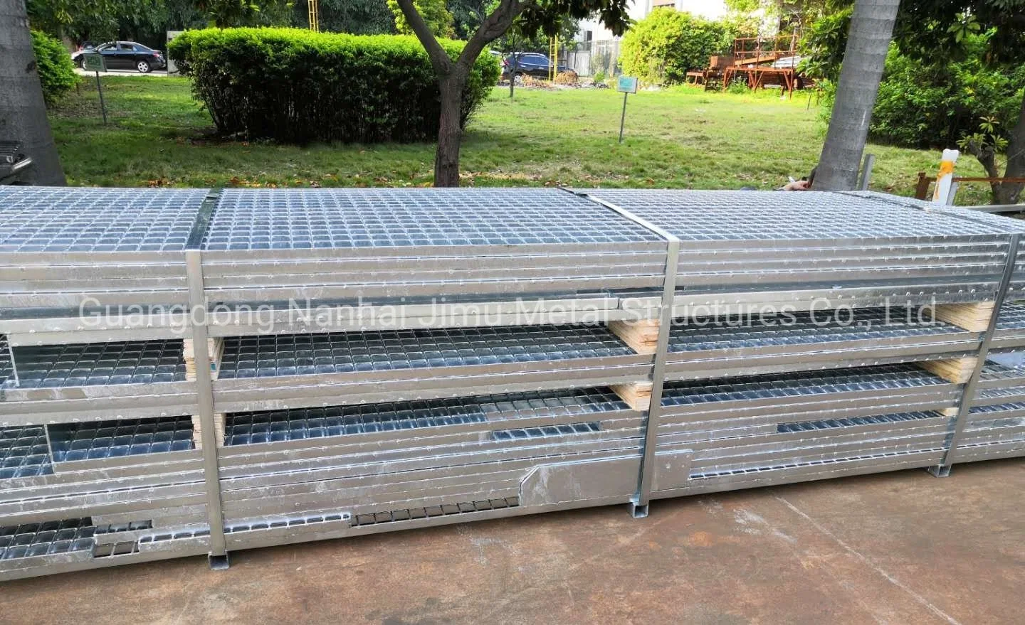 Jimu Galvanized Light Steel Structure Ms Steel Grating Walkway