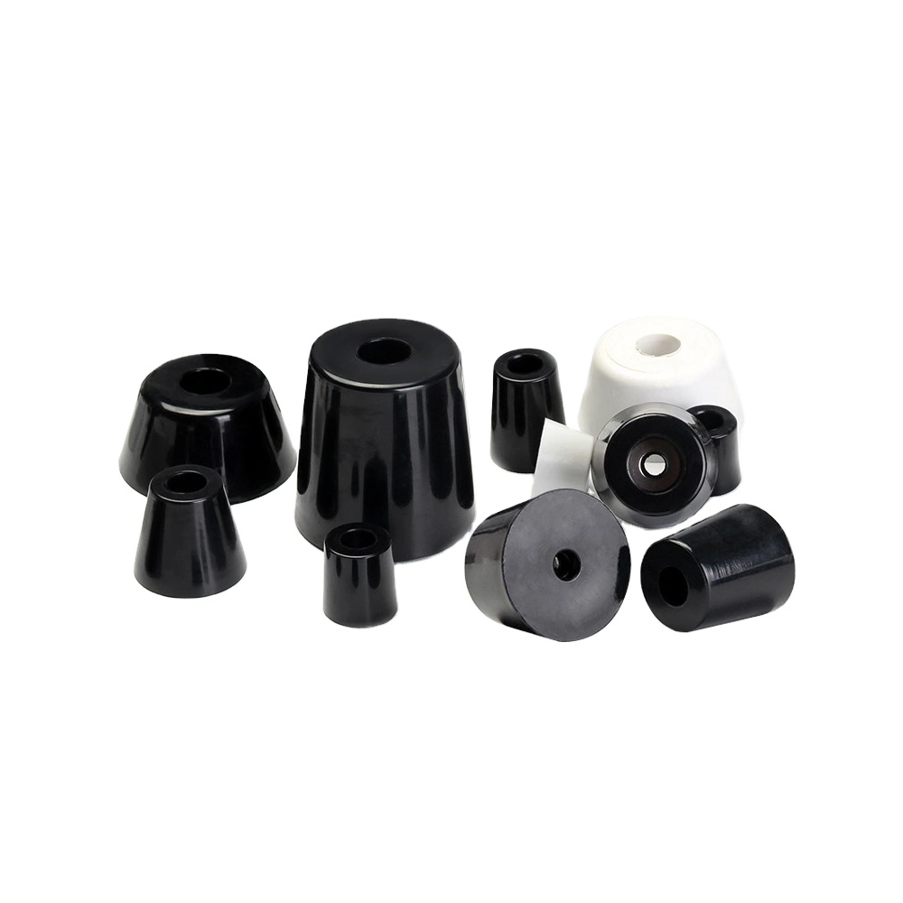 Factory Custom Made Corrosion Resistant Non-Slip End Caps for Chair Black Rubber Feet Stoppers