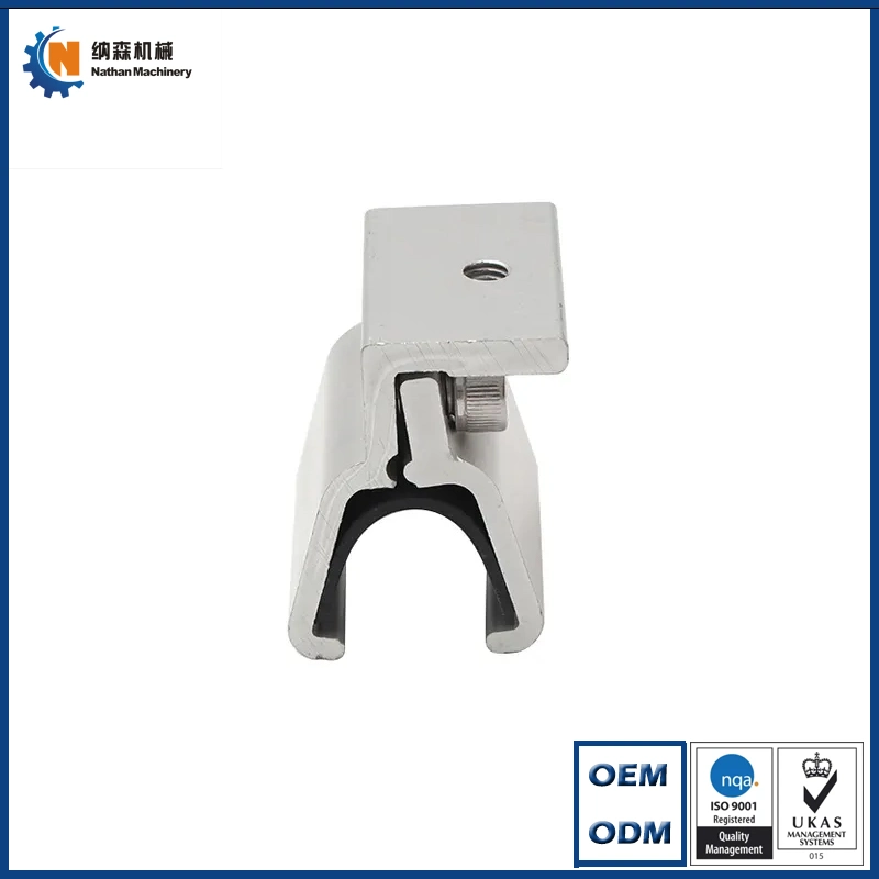 Custom Service Wholesale/Supplier Aluminum Solar Clamps Solar Panel Flat Roof Mounting End Clamp