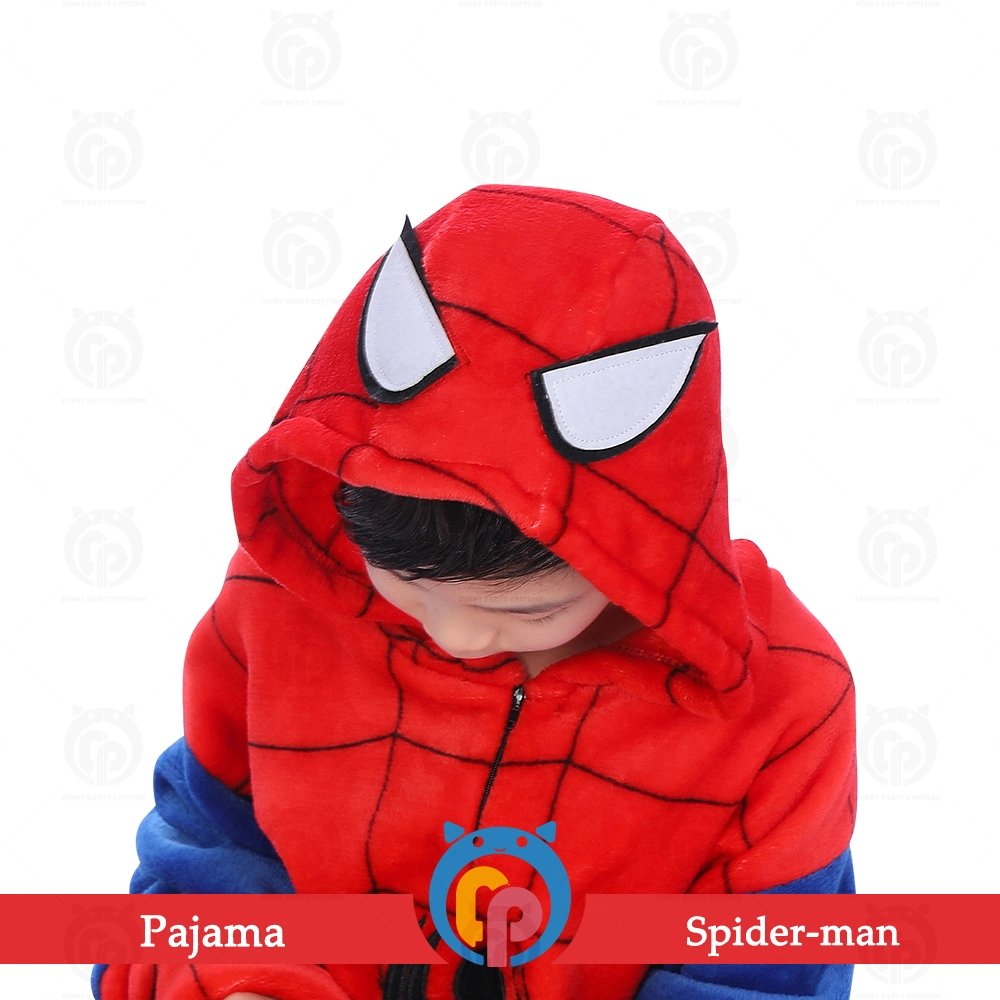 Wholesale/Supplier Unisex Cartoon Spider-Man Cosplay Pajamas for Kids