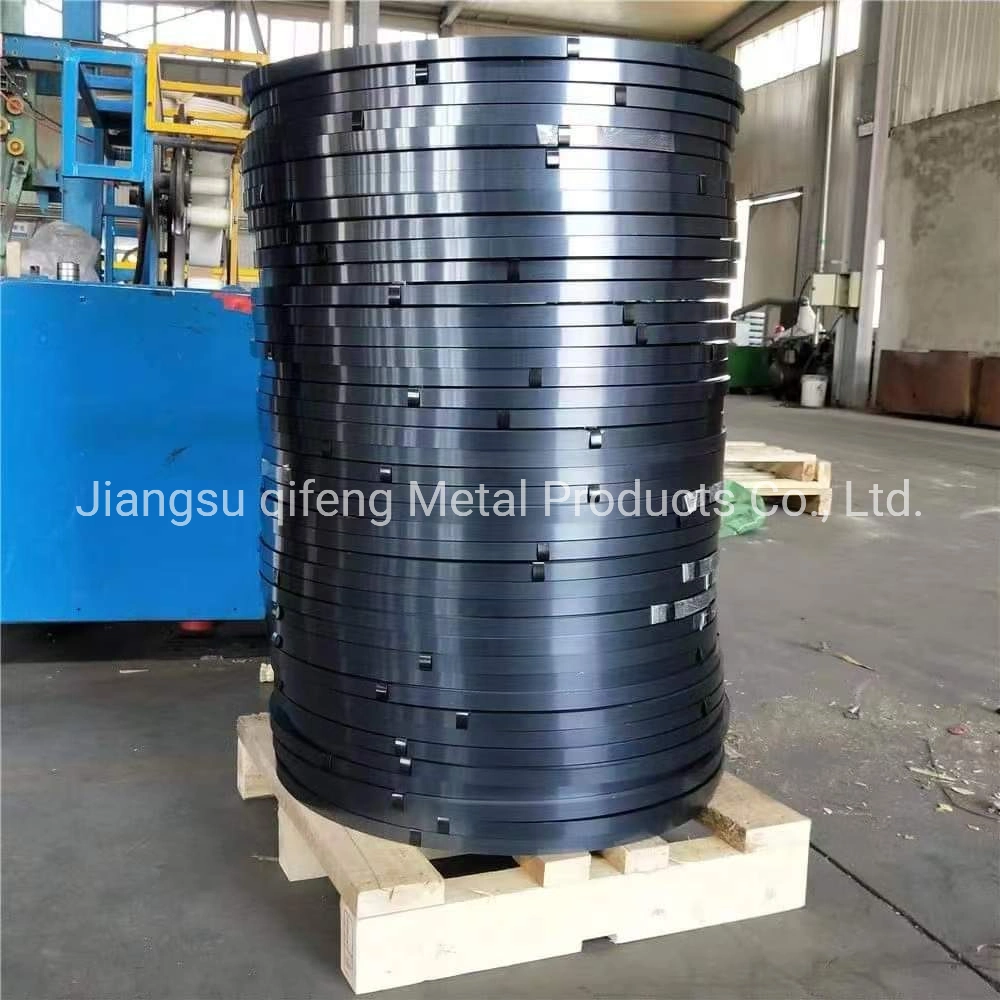 650-1050 MPa Color Packing Galvanized Steel/ Stainless/Blue Packing Metal Strapping Black Coil Strip Plastic Packaging Metal Package Packing Sheet Strapping