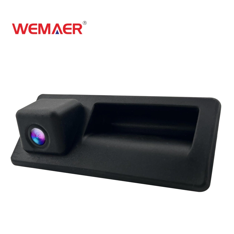 Wemaer Cámara trasera Accesorios de coche sistema de estacionamiento asistencia Gran angular Night Vision HD Reversor Cámara de coche Rearview para Audi A4