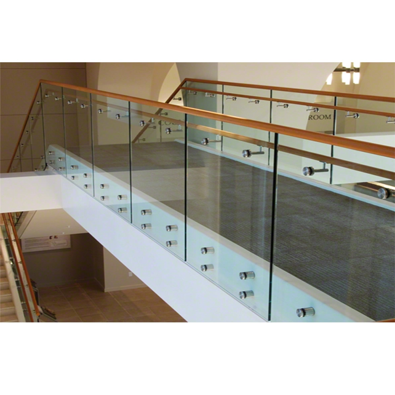 Prima Luxus Dekorieren Matt Schwarz Treppenhaus Post Balustrade Glasgeländer Design