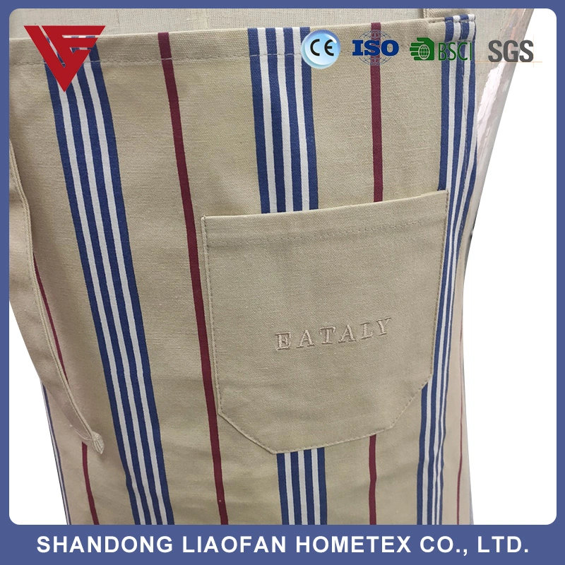 Wholesale/Supplier Custom Kitchen Collar Comfortable Sleeveless Apron Large Pocket Dustproof Dustproof