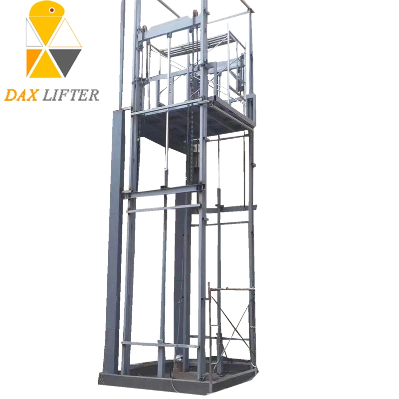 Warehouse Installed Simple Structure Vertical Lift Goods Small Elevator