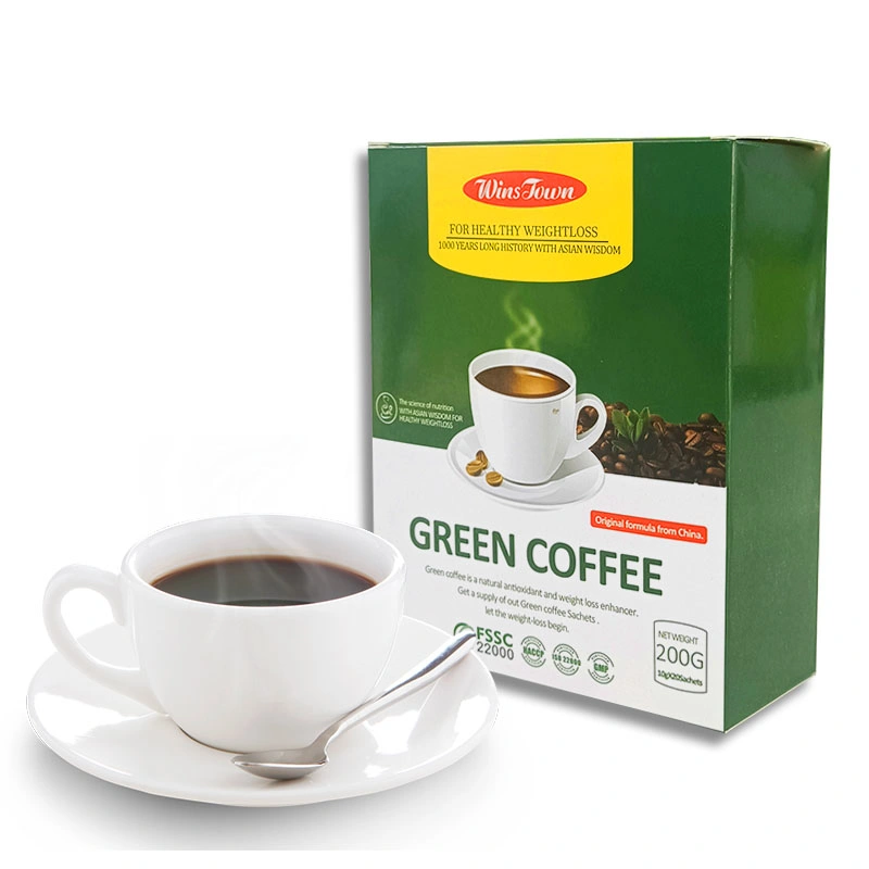 Organic Natural Herbal Strong Effective Lose Weight Burn Belly Fat Skinny Detox Slim Green Coffee with Ganoderma