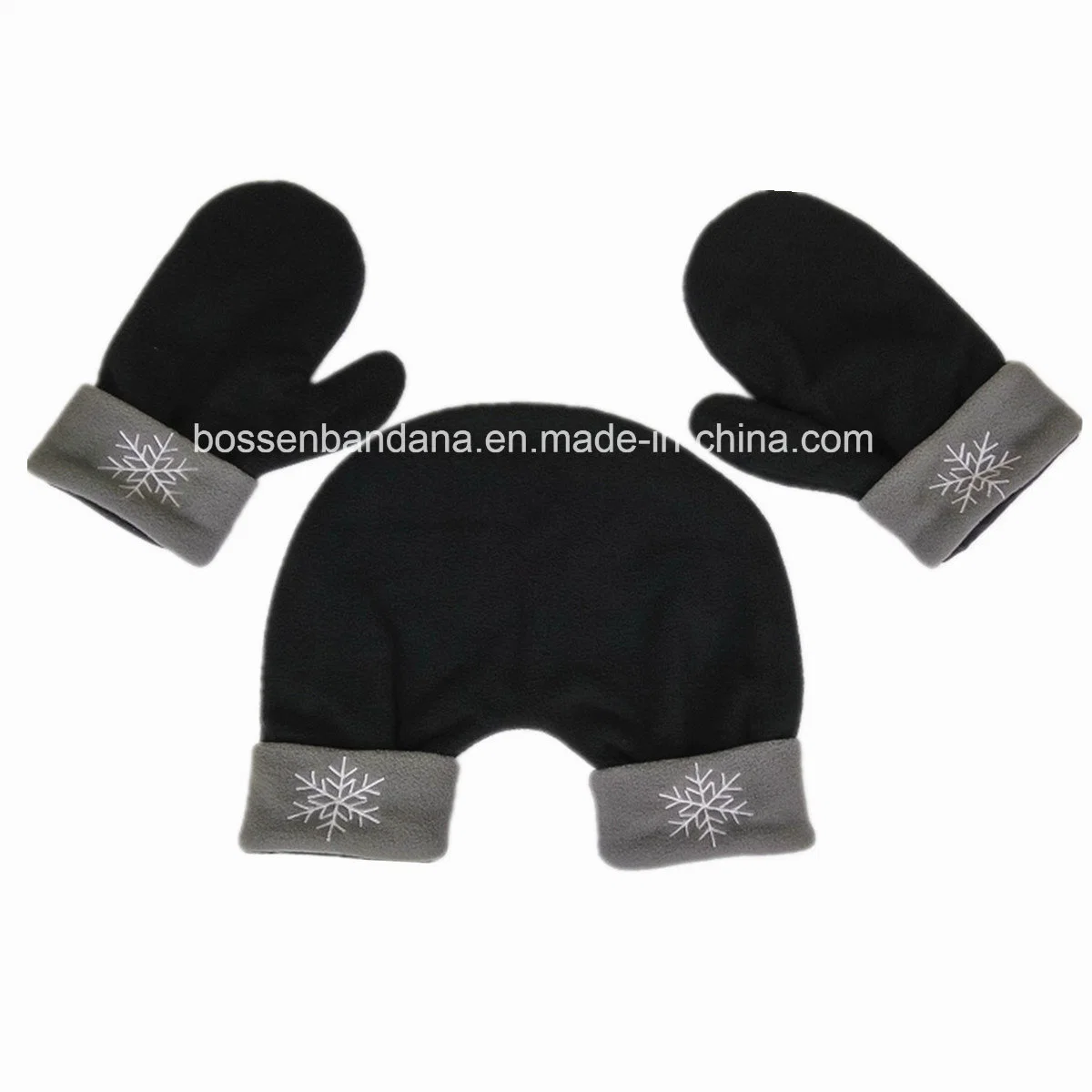 OEM Customized Logo Embroidered Polar Fleece Pair Gloves Lovers Gloves Manufacturer