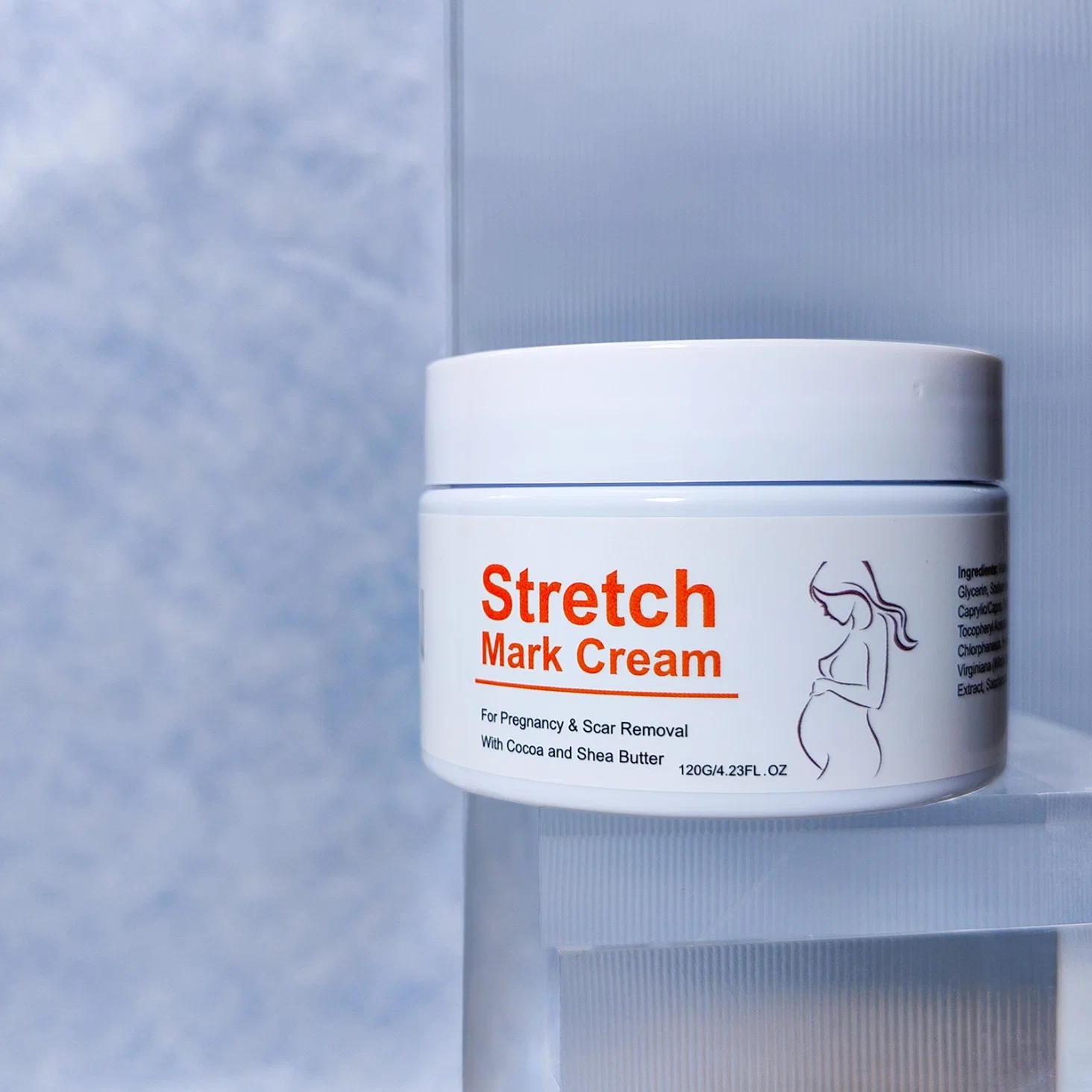 Los cosméticos de belleza cuidados de la piel Stretch Mark cicatriz eliminación Crema Embarazo