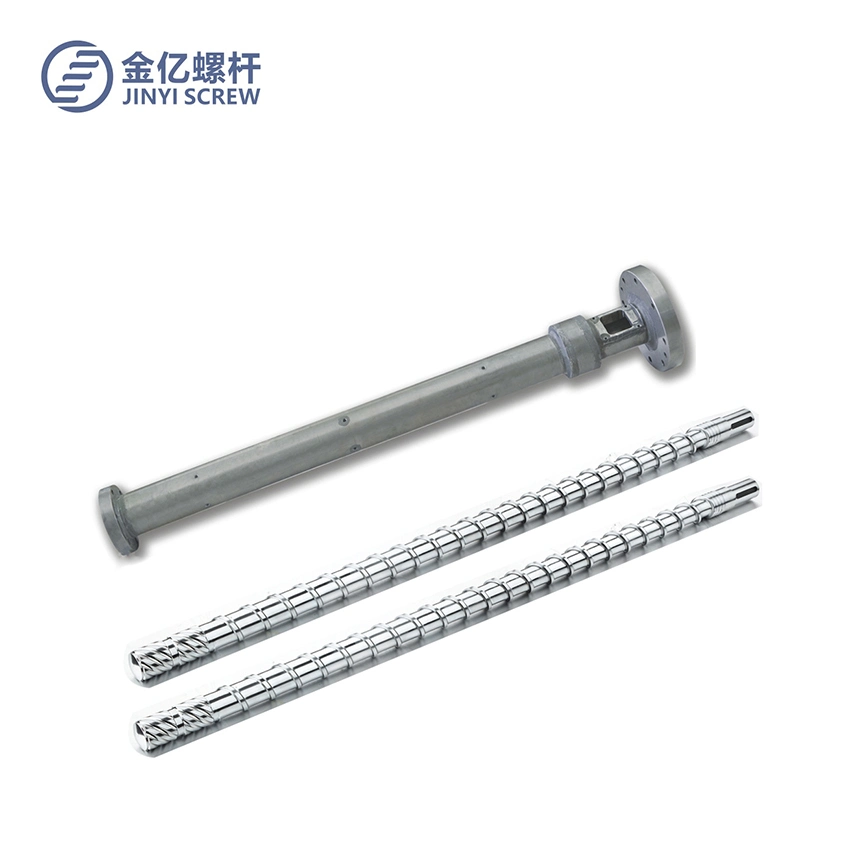 Pipe Extrusion Screw Barrel Bimetallic Chromed Treatment