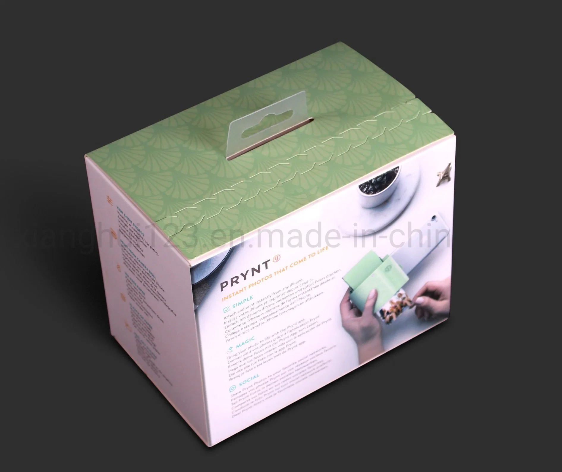 Kundenspezifischer Druck Wellpappe Verpackung Versand Papier Geschenkbox Display Box