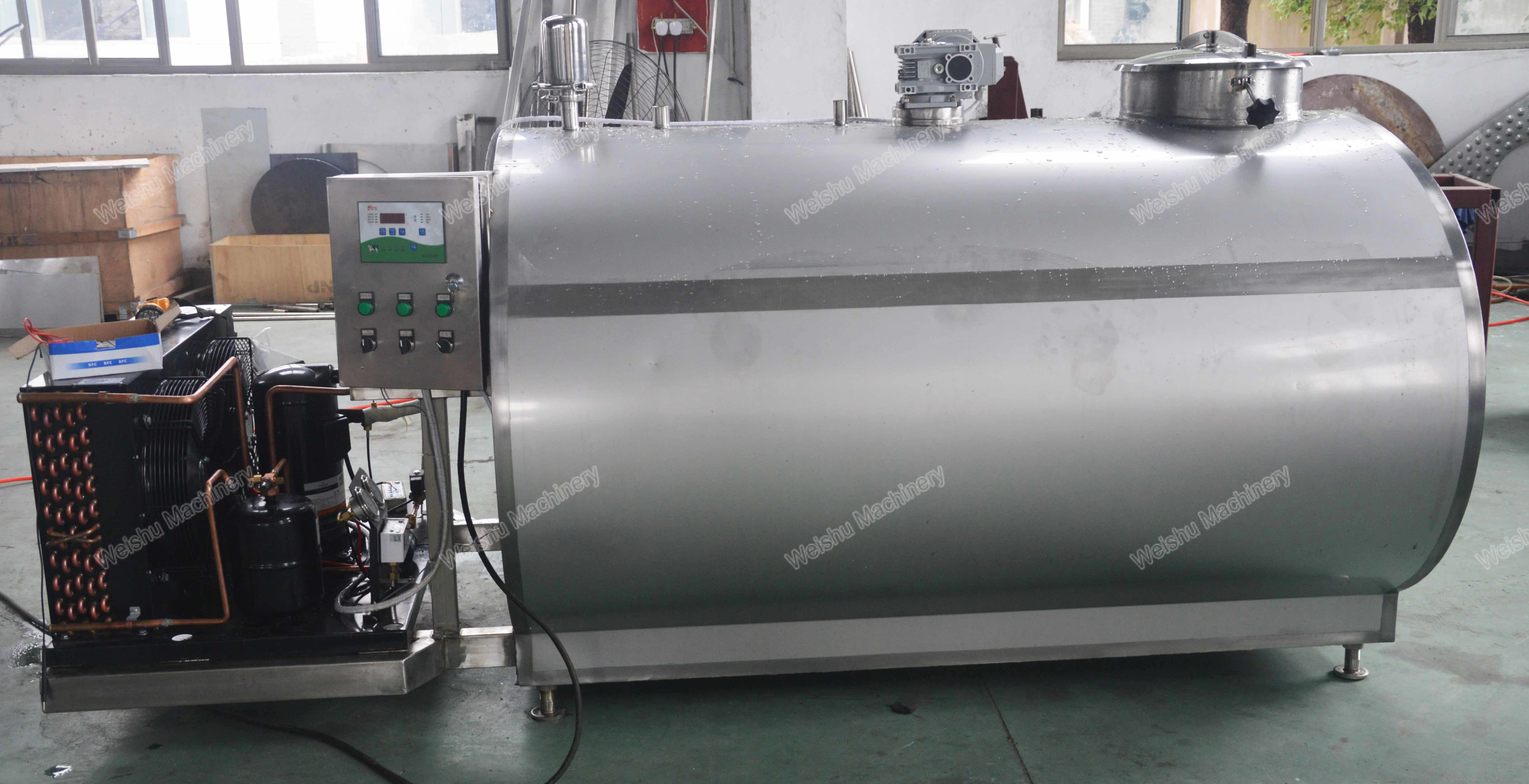 200-12000L Industrial Dairy Milk Processing Machinery Stainless Steel Cooling Storage Tank Milk Cooling Equipment