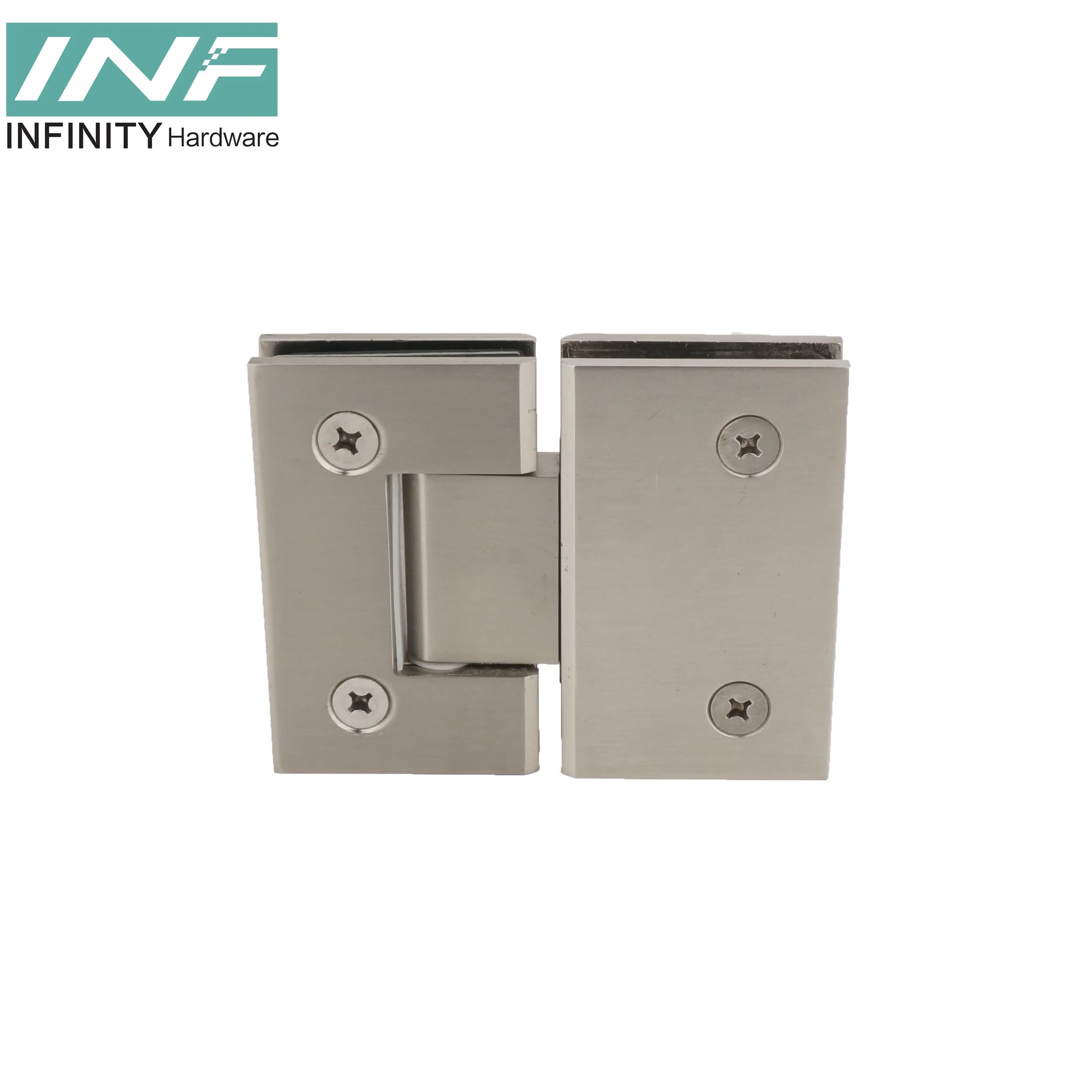 Factory Customization Bathroom Accessories Stainless Steel Shower Hinge Bevel Edge Glass Door Glass to Wall Shower Hinge Bathroom Accessories