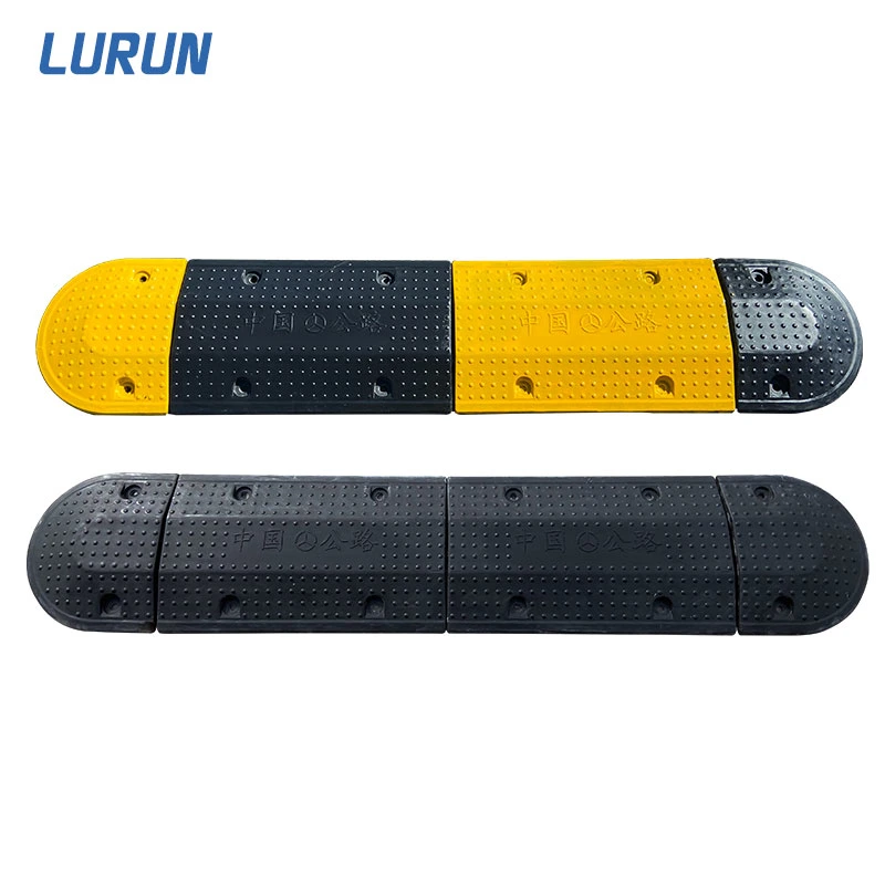 Road Traffic Portable Steel Rubber Speed Bumps for Sale