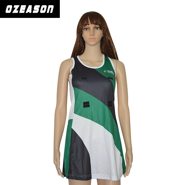 Hot Sale Personalized Netball Dress Wholesale/Suppliers Latest Sublimated Design Cheap Netball Dresses