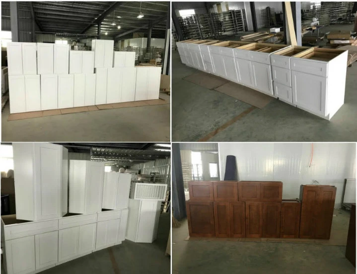 Wholesale/Supplier Plywood Box Solid Birch Wood Door Cabinets Kitchen Manufacturer