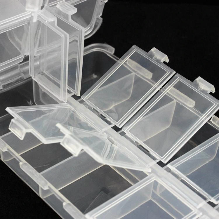 20 Compartments Tackle Boxes, Fishing Tackle Utility Boxes, Plastic Box Storage Organizer Box with Adjustable Dividers