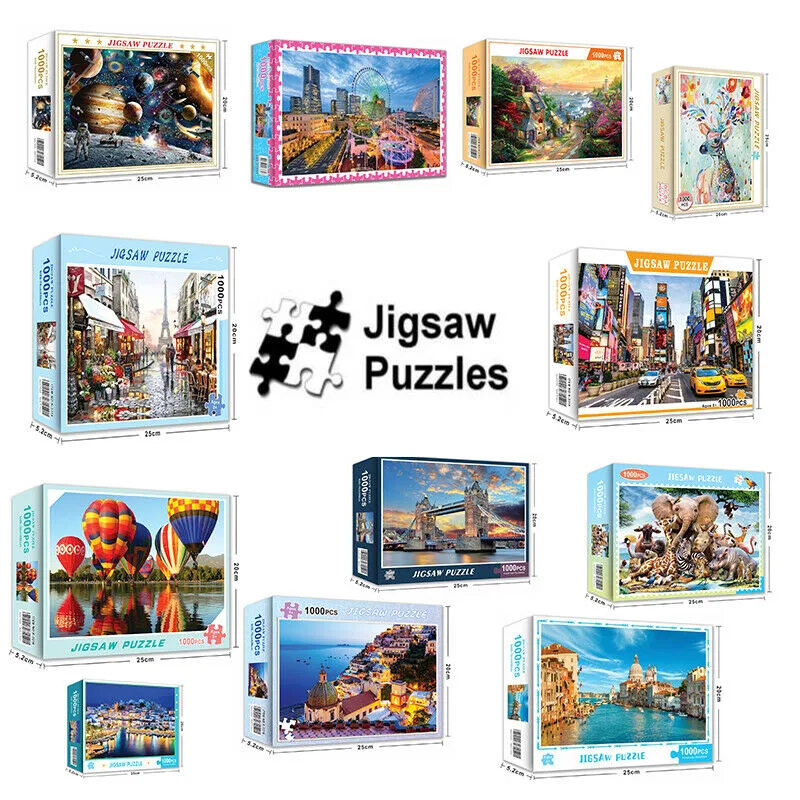 1000 Pieces Adult Jigsaw Puzzles Venice Water City Puzzle Promotion Gift