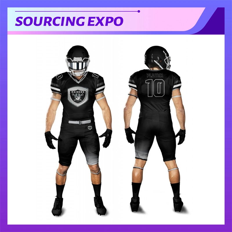 Nueva llegada Cosido American Football Clothing Patch Sublimation poliéster American Camiseta de fútbol