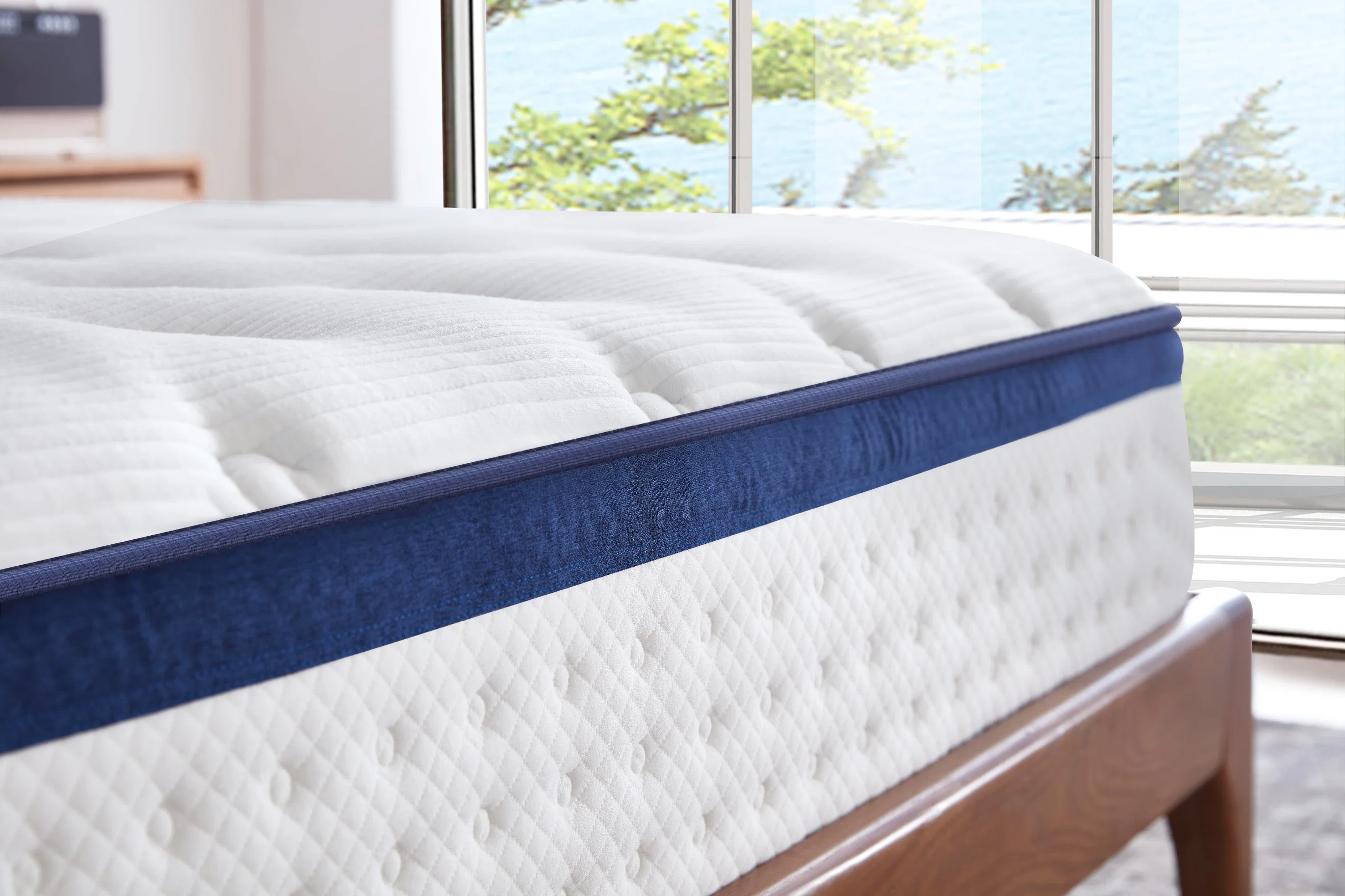 Hotel King Rolling Comfortable High Grade Super Soft Compressed Pocket Box Spring Mattress